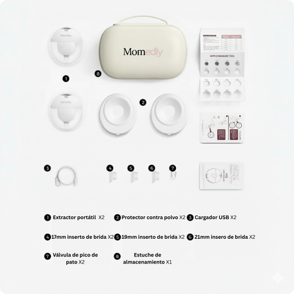 Extractor de Leche Materna Eléctrico – Momedly™